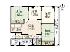 第3コーポ福島の間取り画像