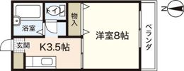 フレグランス諏訪の間取り画像