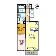 グランドコート東富山 A棟の間取り画像