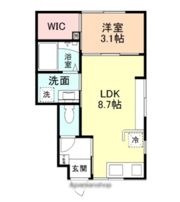 INTEGRAL凪の間取り画像