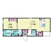 RUSCELLO鳥羽見の間取り画像