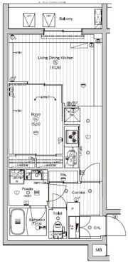 (仮称）PREMIUM CUBE東高円寺DEUXの間取り画像