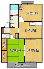 Lガーデン本城IIの間取り画像