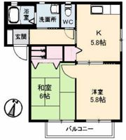 メゾン・ド・エスプリ A棟の間取り画像
