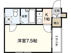 GH COURT 2ndの間取り画像