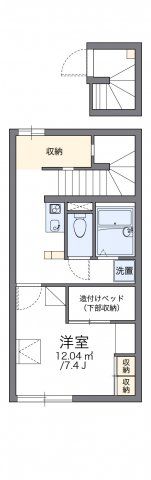 レオパレスエントピアの間取り画像
