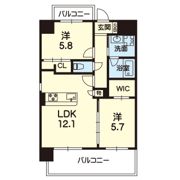 K-Smart新大江の間取り画像