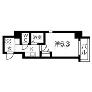 エルミタージュ難波南Ⅶの間取り画像
