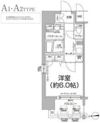 エスリード心斎橋EASTの間取り画像