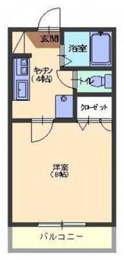 エコーハイツの間取り画像
