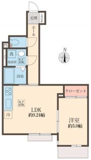 ベルリードキャラの間取り画像