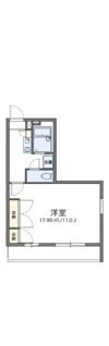 レオパレス梨乃木坂の間取り画像