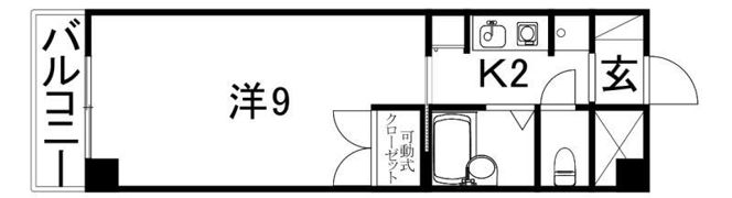 ベルメゾン福音寺の間取り画像