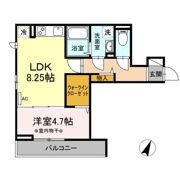 アルビネス東十条の間取り画像
