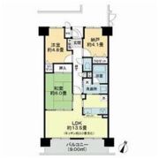 ライオンズマンション立町の間取り画像