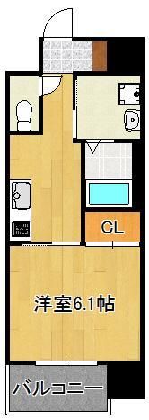 MDIフェリース戸畑駅前の間取り画像