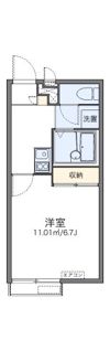 レオパレスローズの間取り画像