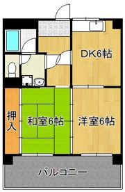 ハイツ高松の間取り画像