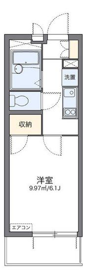 レオパレスアステック Ⅱの間取り画像