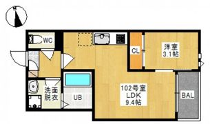 GRANDTIC 十日市の間取り画像