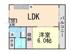 セレコート東灘の間取り画像