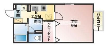 D-room石山AWAZU A棟の間取り画像