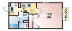 D-room石山AWAZU A棟の間取り画像