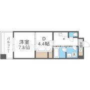レフィーナカルム江坂の間取り画像
