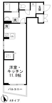 ファンファーレ調布の間取り画像