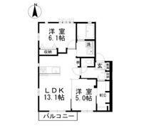 ヴェルジュ・コートⅠの間取り画像