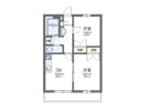 レオパレスラウムふじみ野の間取り画像