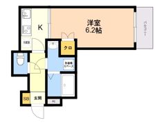 Le Lien Blanc香椎 1の間取り画像