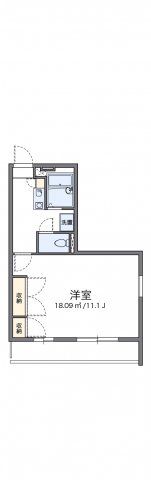 レオパレスTAKASAGOの間取り画像