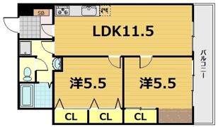 ロイヤルハイツ秀の間取り画像