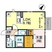 シェレトワレ上冨居 B棟の間取り画像