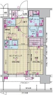 プレサンス東淀川駅前プローシェの間取り画像