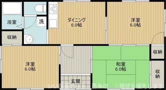 はざま住宅の間取り画像