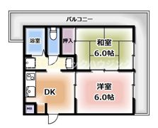 サウス香里の間取り画像