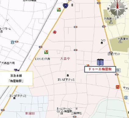 近くに施設あり