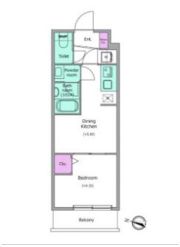 ドゥーエ梅屋敷の間取り画像