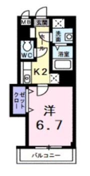 パティオ フレッサの間取り画像