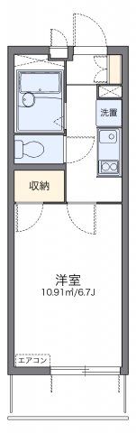 レオパレスサクセスファクターの間取り画像