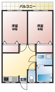 APT柏の森の間取り画像