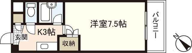 Melrose壱番館の間取り画像