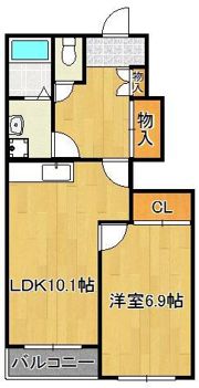 キャッスルリオの間取り画像