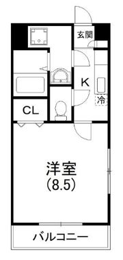 バンブーリーヴスⅢの間取り画像