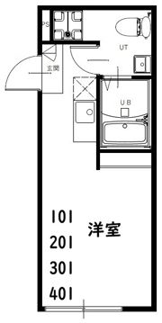 Holomua宝町の間取り画像