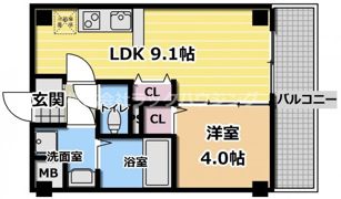 HCレジデンスの間取り画像