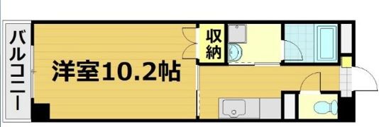 エリーフラッツ京町の間取り画像