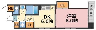 コンソラーレ日本橋の間取り画像